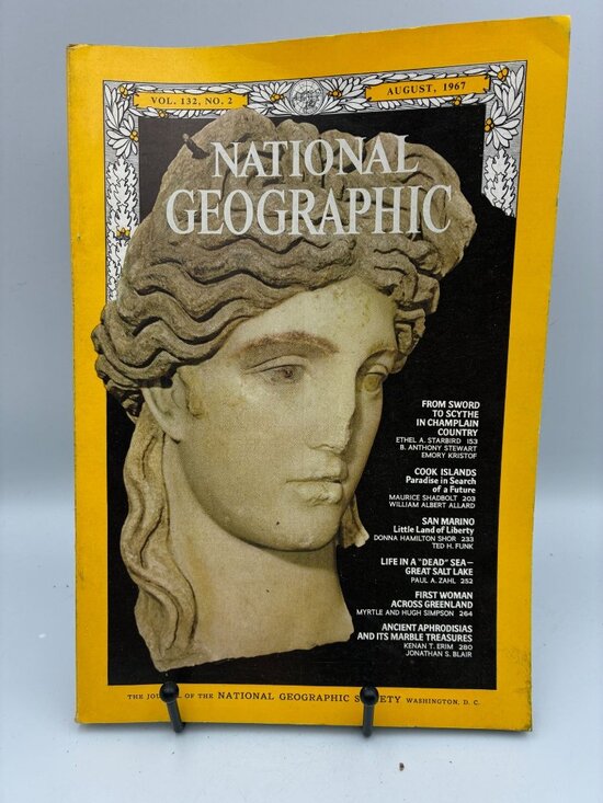 National Geographic Society Other - National Geographic August 1967 Vol. 132 No. 2 Magazine History & Nature Topics